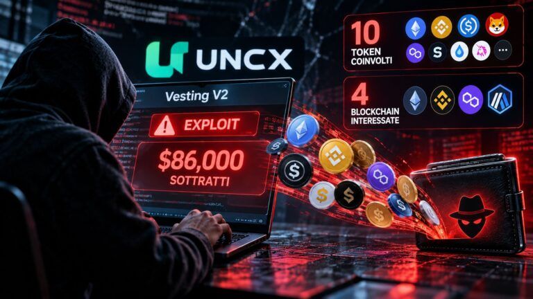 Exploit Crypto 86.000 Sottratti