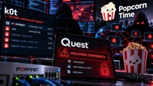 Fortinet nel mirino di k0t, Quest violata e Popcorn Time a rischio 5 Fortinet nel mirino di k0t, Quest violata e Popcorn Time a rischio