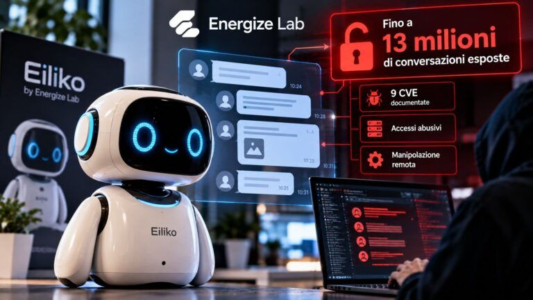 Fuga di dati dal robot Eiliko