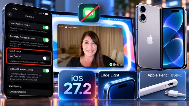 Funzionalita iOS 27.2 in primo piano
