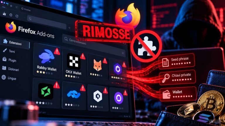 Furto crypto nelle estensioni Firefox