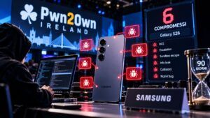Galaxy S26 cade sei volte a Pwn2Own: Samsung ha 90 giorni per reagire 5 Galaxy S26 cade sei volte a Pwn2Own: Samsung ha 90 giorni per reagire