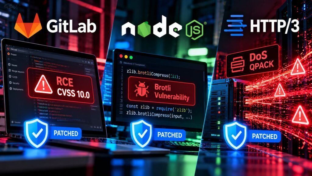 GitLab a rischio RCE, Node.js e HTTP/3 aprono nuove falle nei server 2 GitLab Node.js e HTTP 3 vulnerabilita risolte