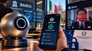 World ID entra nelle banche e su Zoom: verifica biometrica contro deepfake e frodi AI