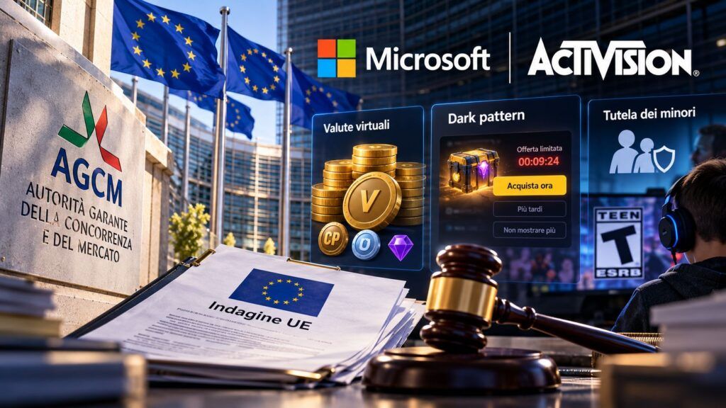 Gaming, AGCM guida l’UE contro Microsoft: valute virtuali e minori nel mirino 2 Indagine UE su gaming e tutela minori