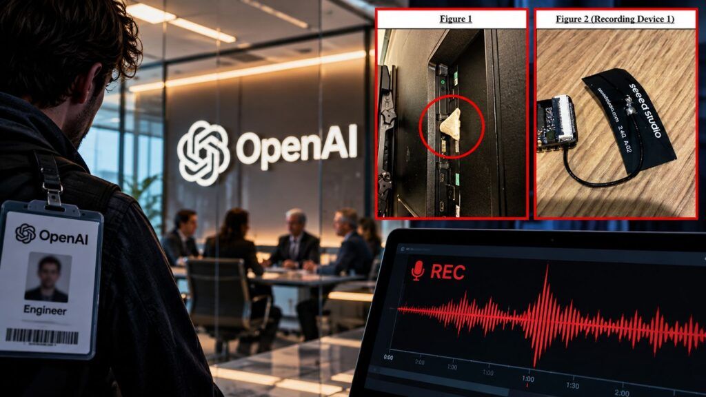 OpenAI, ingegnere arrestato per una microspia: l’insider threat entra nell’AI 2 Indagine audio negli uffici OpenAI
