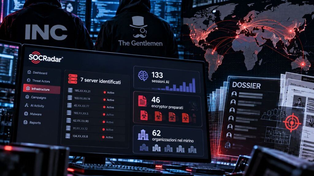 INC e The Gentlemen, sette server svelano il ransomware gestito dall’AI 2 Indagine cyber nella war room