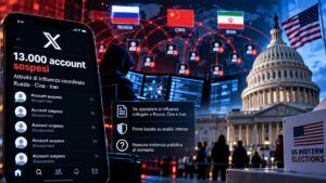 X cancella 13.000 account prima del voto USA: Russia, Cina e Iran nel mirino 17 X cancella 13.000 account prima del voto USA: Russia, Cina e Iran nel mirino