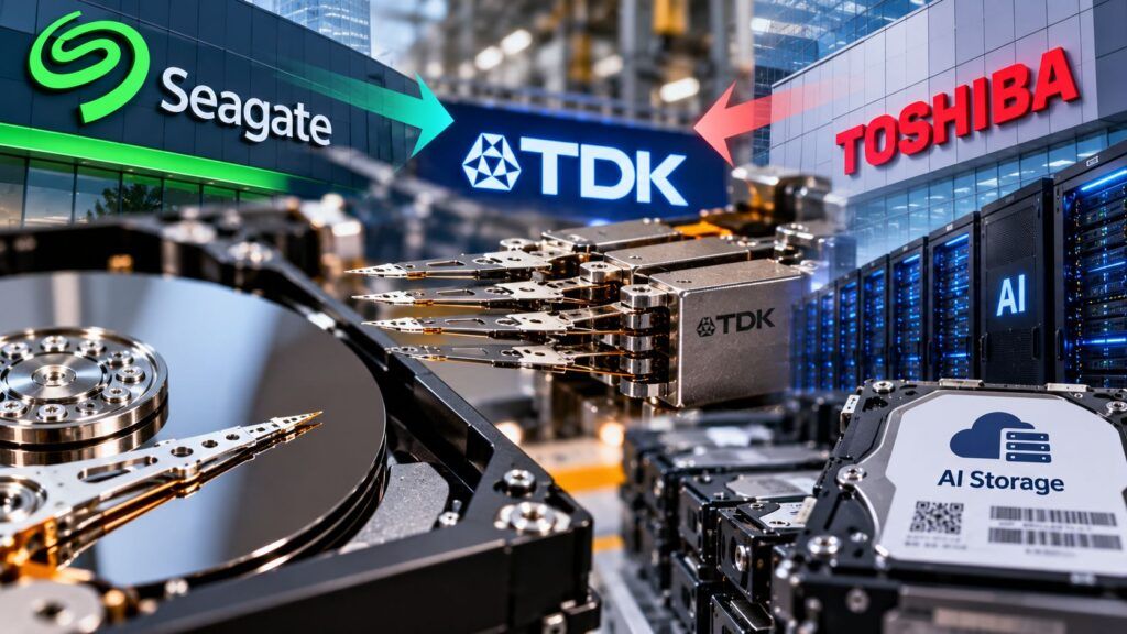 Seagate e Toshiba si contendono TDK: l’AI scopre il collo di bottiglia degli HDD 2 Infrastruttura AI e archiviazione dati