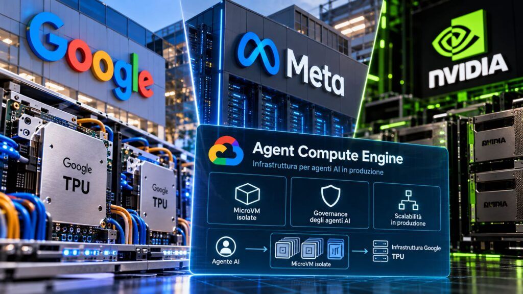 Google sfida Nvidia: TPU in produzione da Meta e microVM per agenti AI 2 Infrastrutture AI Google Meta e Nvidia