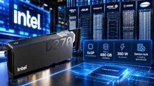Intel D-Series porta 480 GB in una GPU da 350 watt per l’inferenza AI 5 Intel D-Series porta 480 GB in una GPU da 350 watt per l’inferenza AI