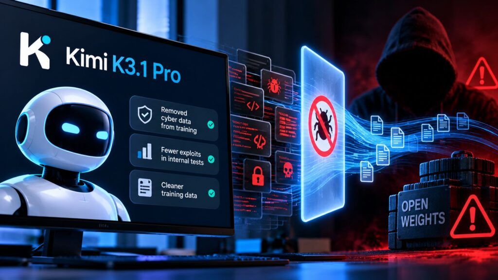 Kimi K3.1 Pro limita gli exploit, ma supera l'80% nei test cyber 2 Kimi K3.1 Pro barriera cyber intelligente