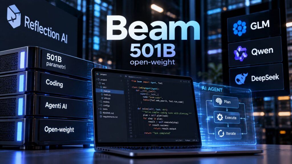 Reflection AI presenta Beam: sfida alla Cina sui modelli open-weight 2 Lancio di Beam 501B open weight