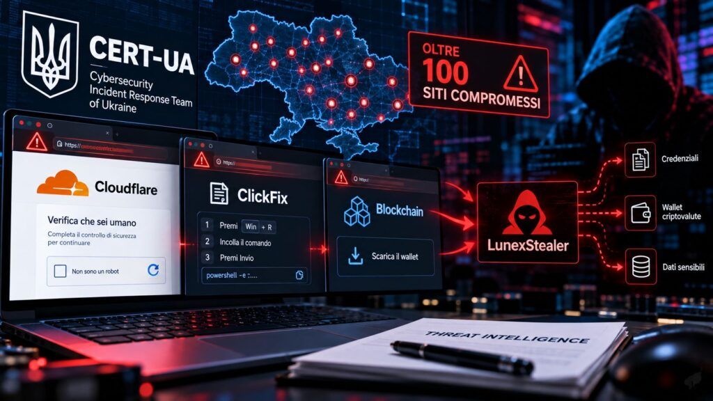 LunexStealer usa 100 siti violati e la blockchain per cambiare C2 2 Mappa dellinfezione cyber in Ucraina