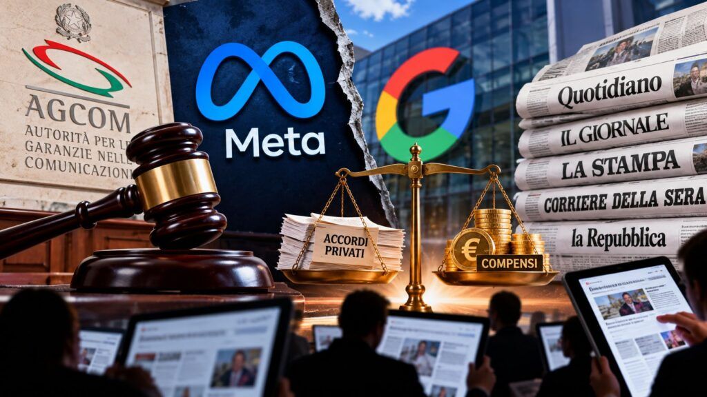 Equo compenso, la festa degli editori: chi incassa davvero da Google e Meta? 2 Media tecnologia e giustizia in bilico