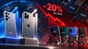 Mercato smartphone -20%: Samsung e Apple vincono la crisi delle memorie 9 Mercato smartphone -20%: Samsung e Apple vincono la crisi delle memorie