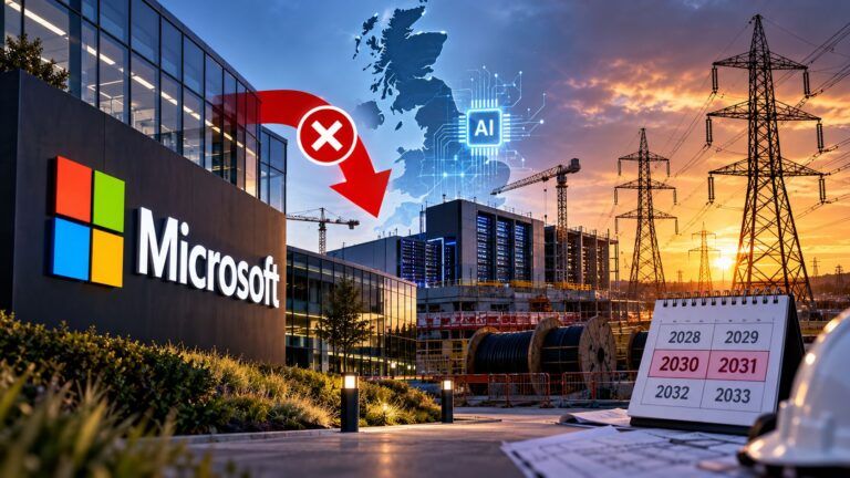 Microsoft e infrastrutture energetiche britanniche