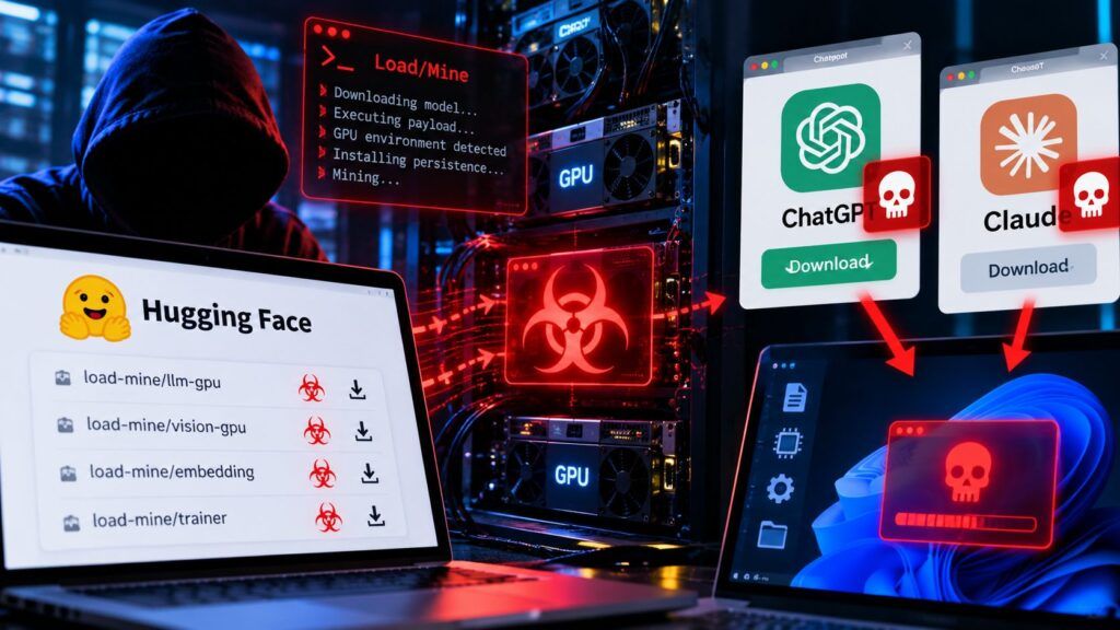 Malware AI su Hugging Face e GitHub: Load/Mine e Yoba colpiscono GPU e PC 2 Minaccia malware nellecosistema AI