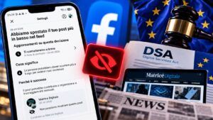 Facebook penalizza Matrice Digitale: il post fantasma e il DSA 3 Facebook penalizza Matrice Digitale: il post fantasma e il DSA