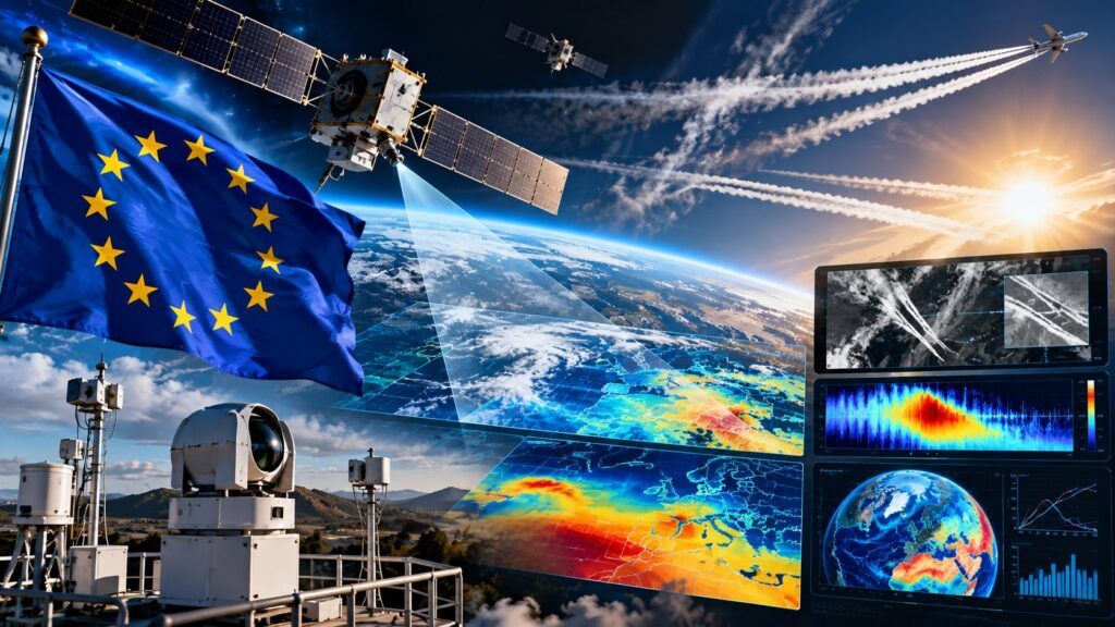UE prepara una rete per scoprire esperimenti di geoingegneria solare 2 Monitoraggio climatico dallo spazio