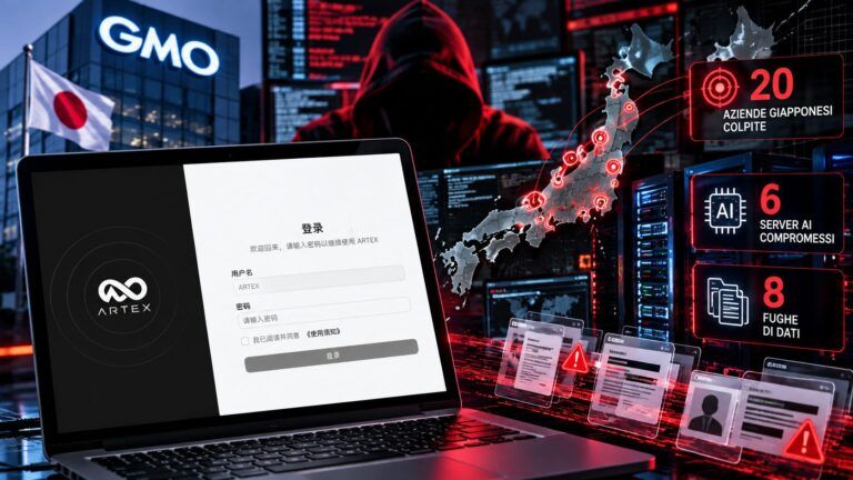 Montaggio cyberpunk sulla sicurezza informatica