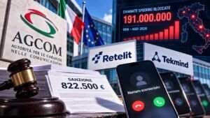 AGCOM multa Retelit e Tekmind: 191 milioni di chiamate spoofing bloccate 4 AGCOM multa Retelit e Tekmind: 191 milioni di chiamate spoofing bloccate