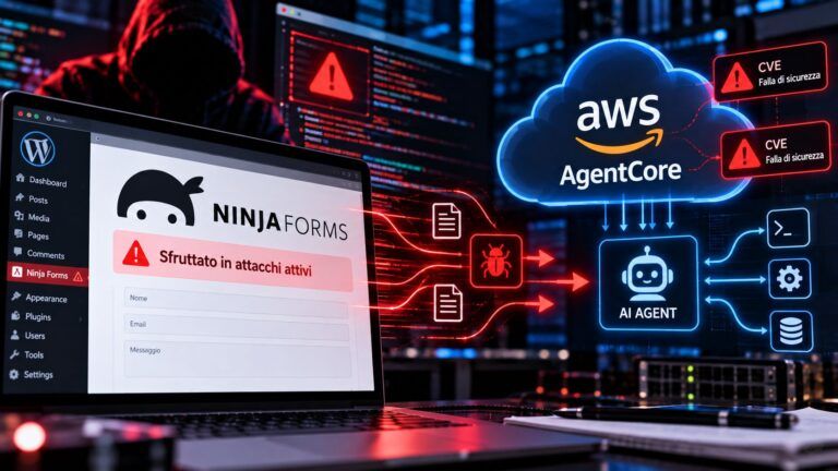 Ninja Forms e vulnerabilita AWS AgentCore