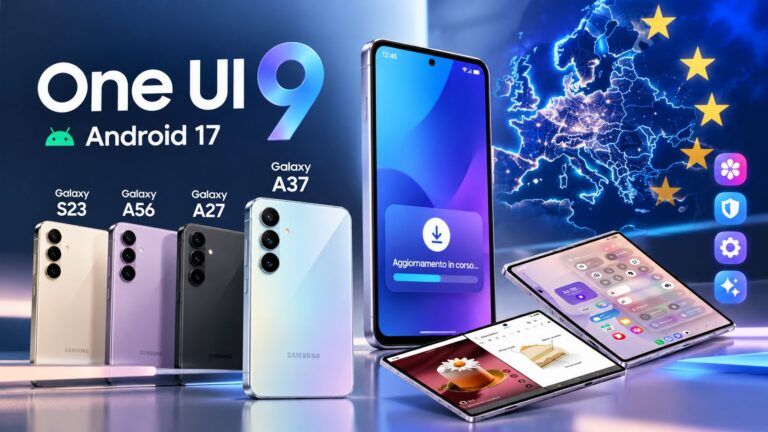 One UI 9 Aggiornamento in Europa