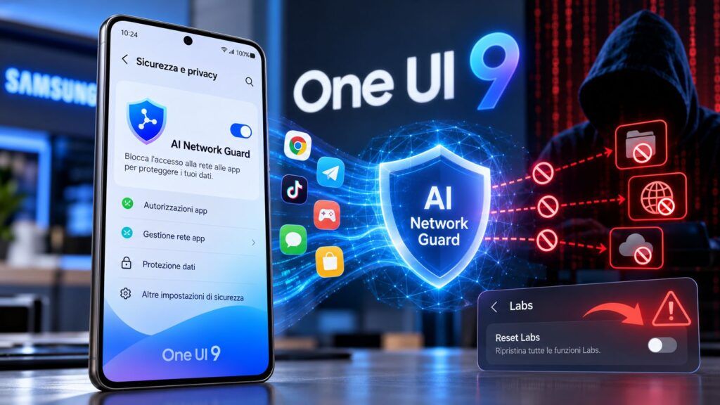 One UI 9 Guardia di Rete AI