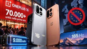 OnePlus 16 vende 70.000 unità in un’ora ma l’Europa resta fuori 3 OnePlus 16 vende 70.000 unità in un’ora ma l’Europa resta fuori