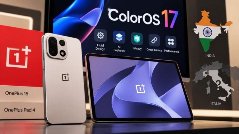 OnePlus e ColorOS 17 India e Italia