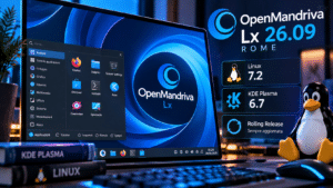 OpenMandriva ROME 26.09 aggiorna 1.500 pacchetti con Plasma 6.7.5 e Linux 7.2