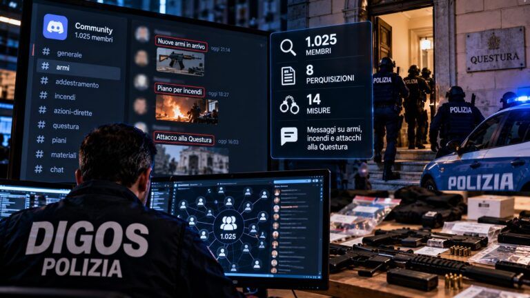 Operazione cyber Digos a Padova