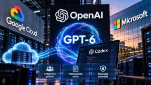 OpenAI porta GPT-6 e Codex su Google Cloud: Microsoft perde l'esclusiva, non il primato 9 OpenAI porta GPT-6 e Codex su Google Cloud: Microsoft perde l’esclusiva, non il primato
