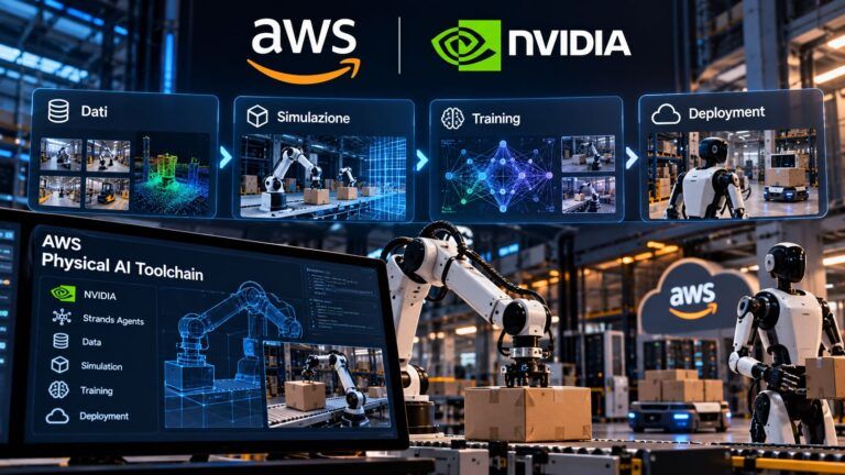 Pipeline di IA fisica AWS e NVIDIA
