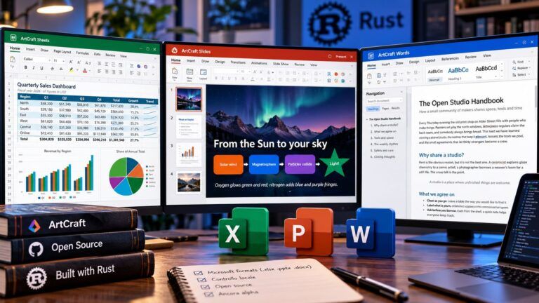 Postazione ArtCraft tra Rust e open source