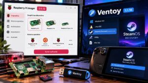Raspberry Pi Imager usa io_uring, Ventoy apre alle recovery SteamOS 3 Raspberry Pi Imager usa io_uring, Ventoy apre alle recovery SteamOS