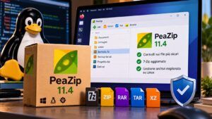 PeaZip 11.4 migliora sicurezza e gestione archivi su Linux e Windows 3 PeaZip 11.4 migliora sicurezza e gestione archivi su Linux e Windows