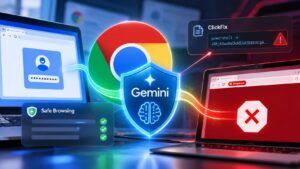Chrome usa Gemini contro ClickFix e controlla i comandi copiati 10 Chrome usa Gemini contro ClickFix e controlla i comandi copiati