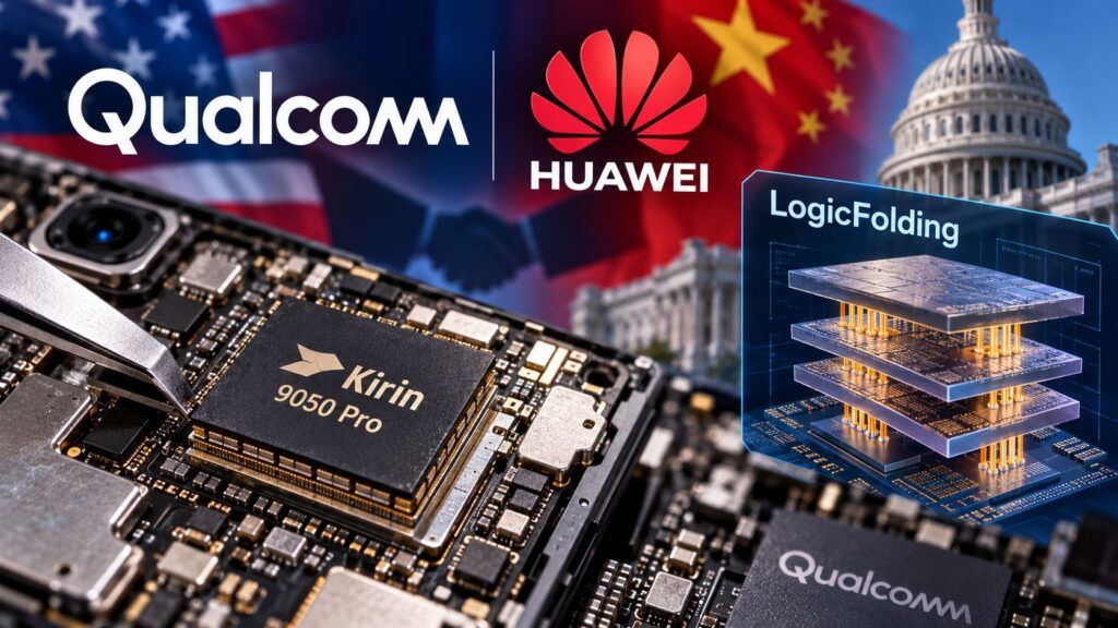Qualcomm licenzia LogicFolding: Huawei vende l’IP che aggira i limiti USA 2 Qualcomm e Huawei chip e geopolitica