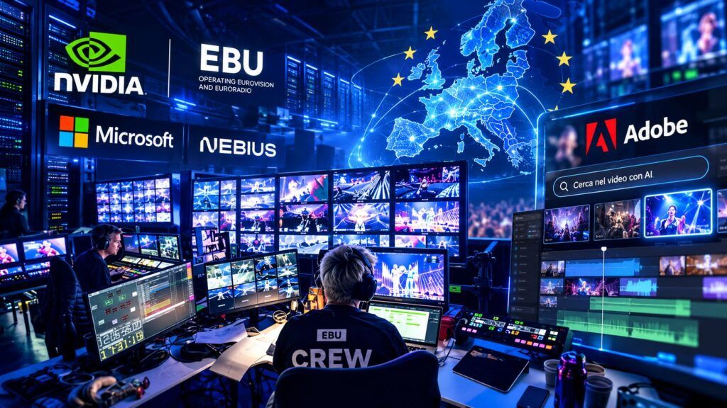 Nvidia porta l’AI sovrana nei media europei: Adobe accelera la ricerca video 2 Regia AI per lEuropa multimediale