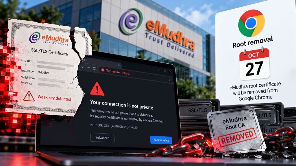 Rimozione del certificato eMudhra