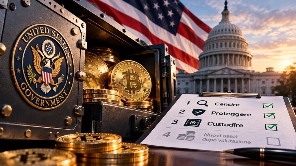 Bitcoin USA, prima la custodia poi gli acquisti per la riserva strategica 2 Riserva Bitcoin nella capitale USA