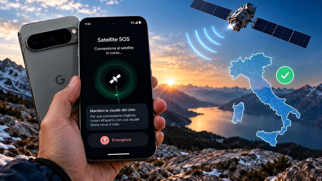 Pixel 9, Google proroga Satellite SOS gratis: vale anche in Italia 2 SOS satellitare tra le montagne dItalia