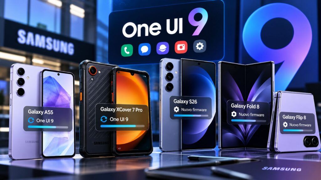Samsung One UI 9 Galaxy in aggiornamento