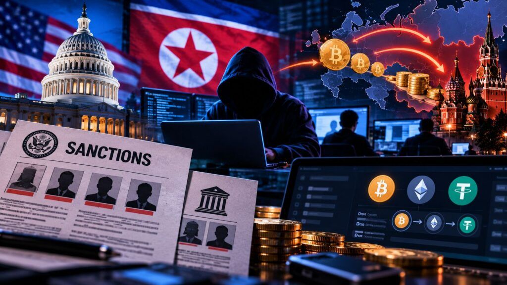 Sanzioni hacker e flussi di criptovalute