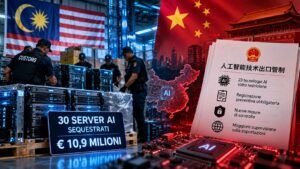 Malesia sequestra 30 server AI, la Cina prepara controlli all'export 7 Malesia sequestra 30 server AI, la Cina prepara controlli all’export