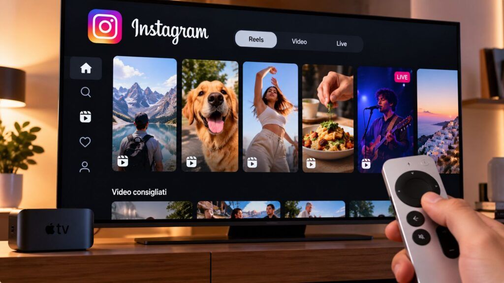 Instagram porta i Reels su Apple TV: cosa cambia per gli italiani 2 Serata Instagram sul grande schermo