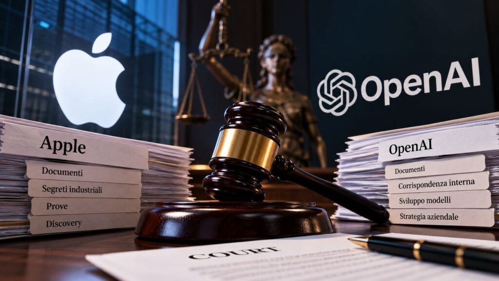 Apple ottiene più prove contro OpenAI nella causa sui segreti industriali 2 Sfida legale tra Apple e OpenAI