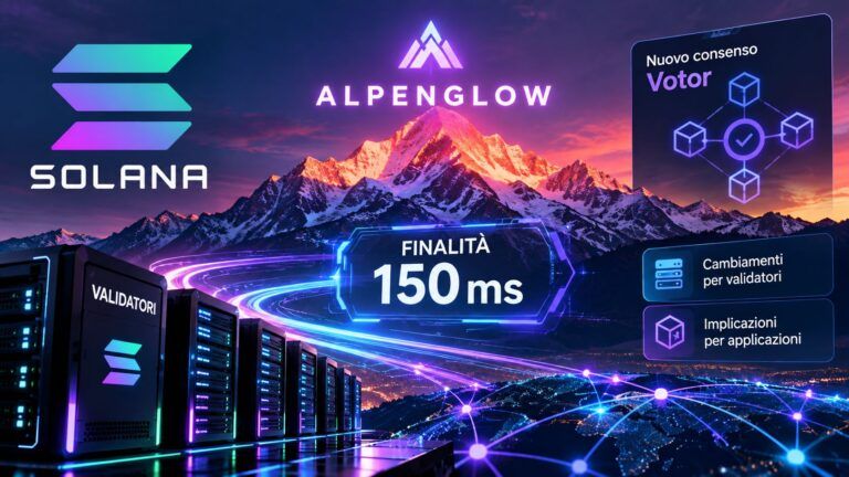 Solana Alpenglow consenso ultraveloce
